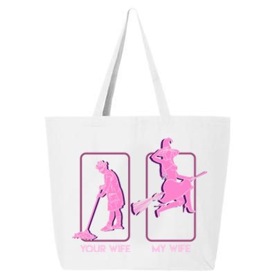 Sexy Witch My Wife Your Wife Halloween Husband Gift 25L Jumbo Tote