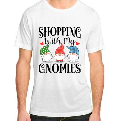 Shopping With My Gnomies Christmas Family Hanging Out Adult ChromaSoft Performance T-Shirt