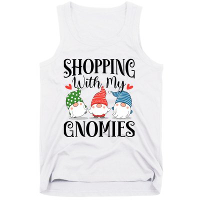 Shopping With My Gnomies Christmas Family Hanging Out Tank Top