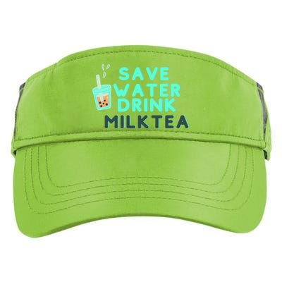 Save Water Milktea Milk Tea Lover Gift Adult Drive Performance Visor