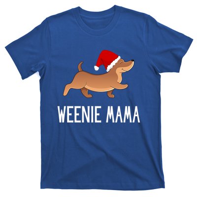 Santa Weenie Mama Dog Christmas Dachshund Cute Gift T-Shirt