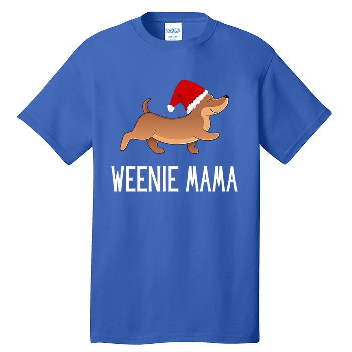 Santa Weenie Mama Dog Christmas Dachshund Cute Gift Tall T-Shirt