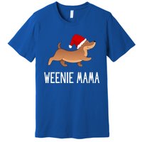 Santa Weenie Mama Dog Christmas Dachshund Cute Gift Premium T-Shirt