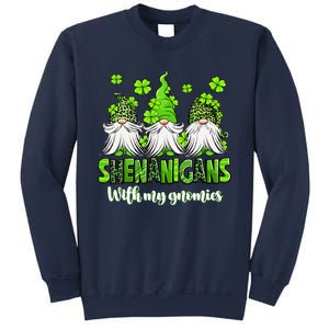 Shenanigans With My Gnomies St PatrickS Day Gnome Shamrock Sweatshirt