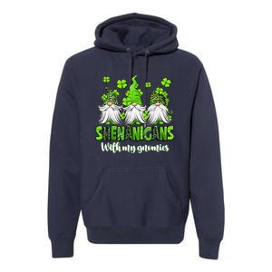 Shenanigans With My Gnomies St PatrickS Day Gnome Shamrock Premium Hoodie