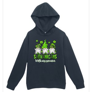 Shenanigans With My Gnomies St PatrickS Day Gnome Shamrock Urban Pullover Hoodie