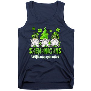 Shenanigans With My Gnomies St PatrickS Day Gnome Shamrock Tank Top