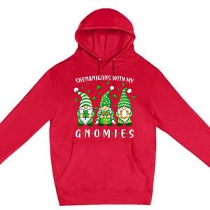 Shenanigans With My Gnomies St Patricks Day Gnome Premium Pullover Hoodie