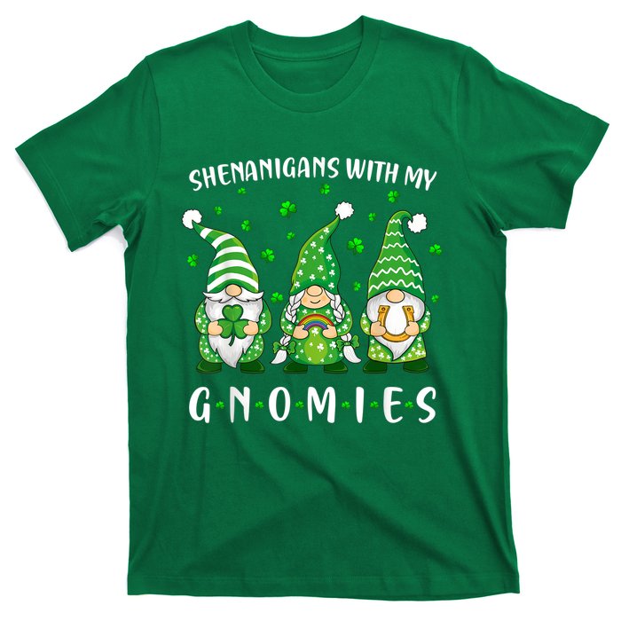 Shenanigans With My Gnomies St Patricks Day Gnome T-Shirt