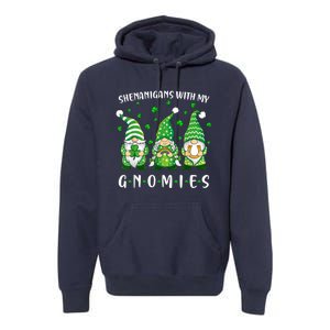 Shenanigans With My Gnomies St Patricks Day Gnome Premium Hoodie