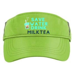 Save Water Milktea Milk Tea Lover Gift Adult Drive Performance Visor