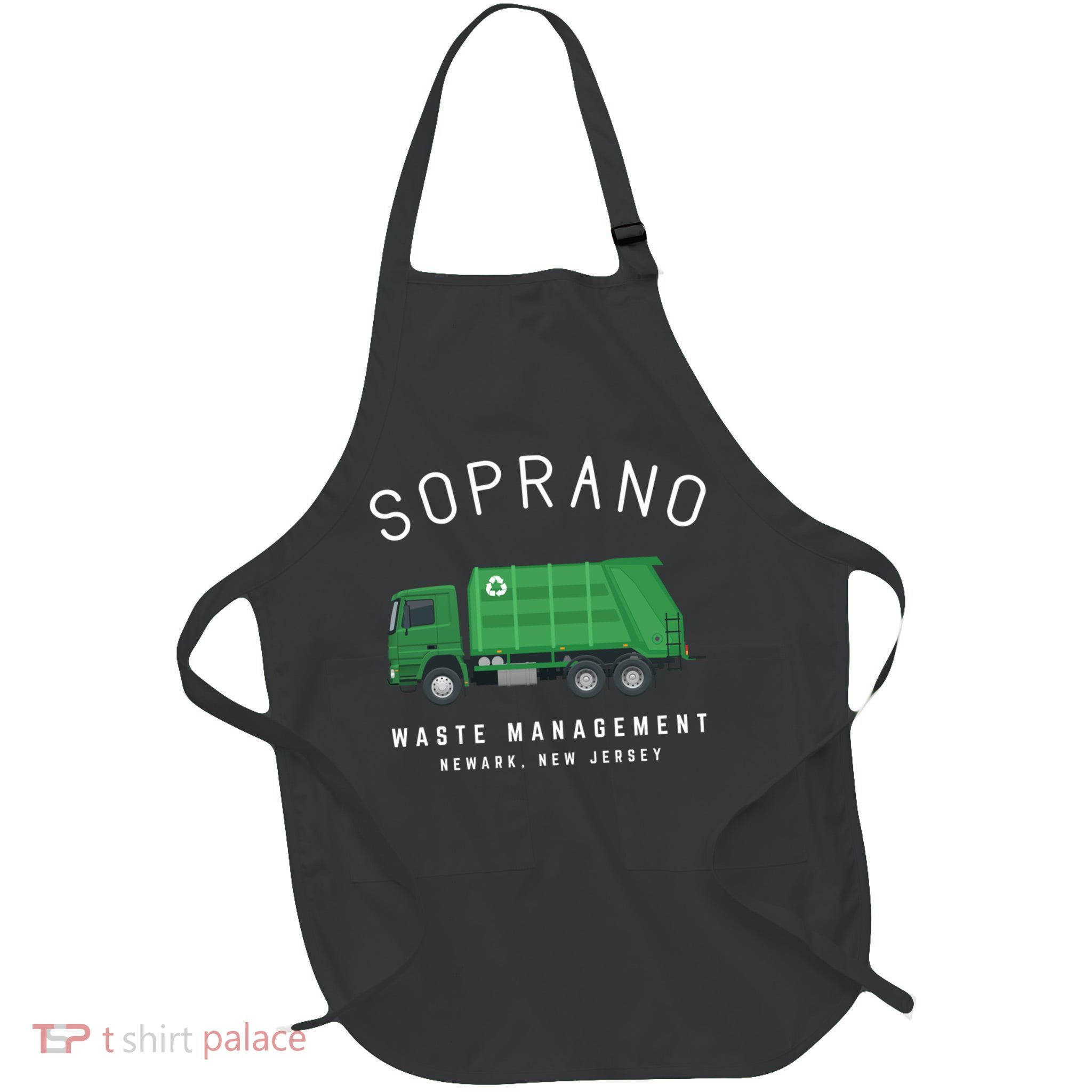 Soprano Waste Management Newark New Jersey Full-Length Apron With Pockets