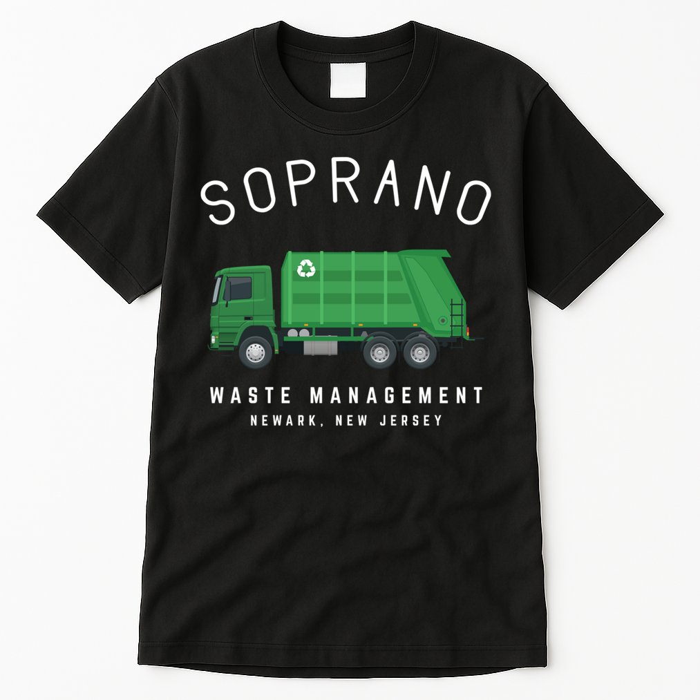 Soprano Waste Management Newark New Jersey Tall T-Shirt