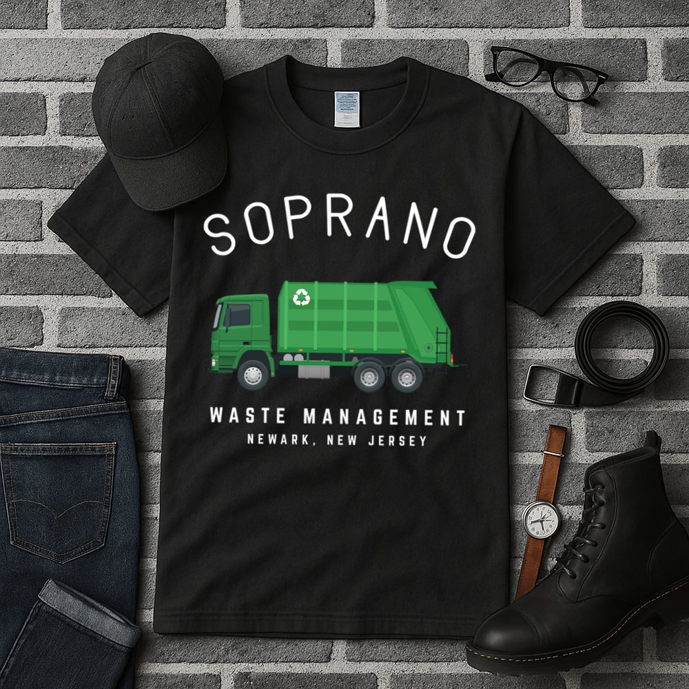 Soprano Waste Management Newark New Jersey Tall T-Shirt