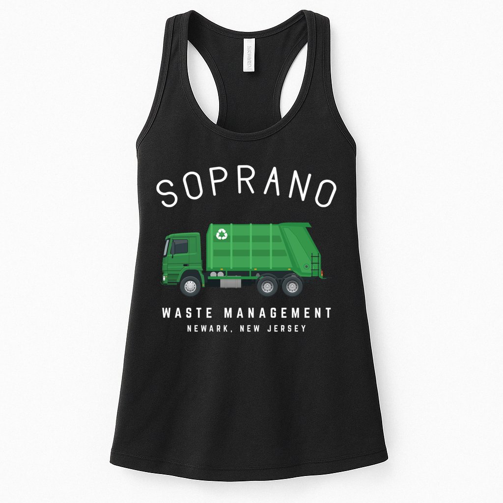 Soprano Waste Management Newark New Jersey Womens Tank Top