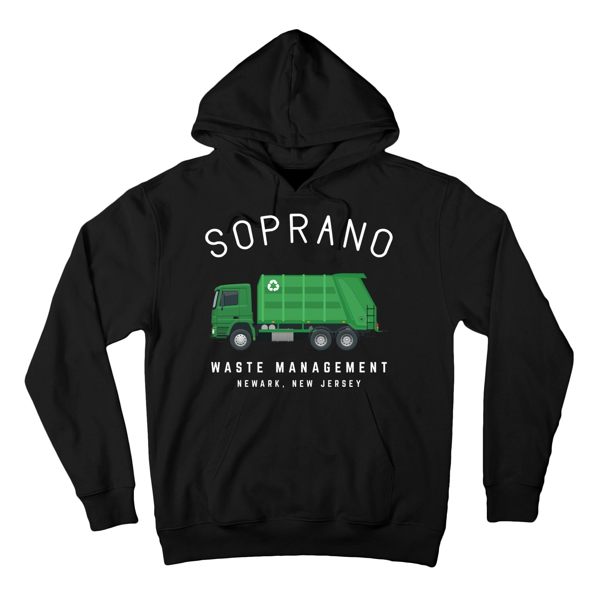 Soprano Waste Management Newark New Jersey Tall Hoodie