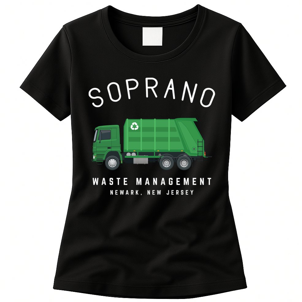 Soprano Waste Management Newark New Jersey Womens T-Shirt