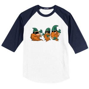 Shenanigans With My Gnomies, St Patricks Gnome Baseball Sleeve Shirt