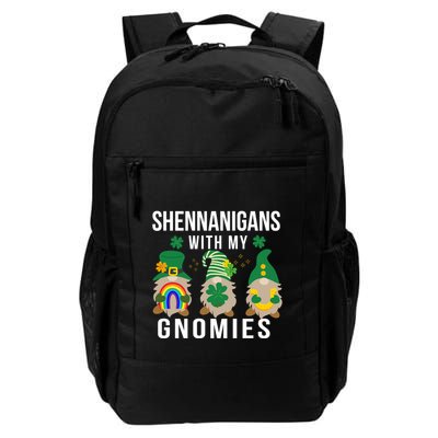 Shenanigans With My Gnomies St PatrickS Day Gnome Gnomies Gift Backpack