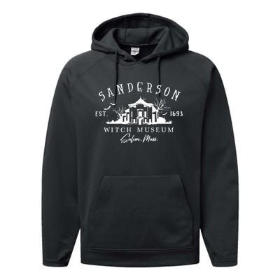 Sanderson Witch Museum Sanderson Sisters Halloween Witches Performance Fleece Hoodie