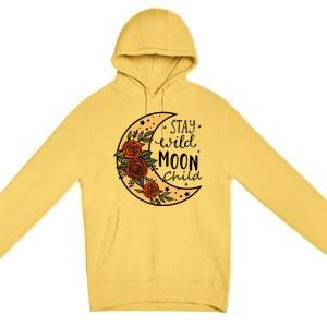 Stay Wild Moon Child Premium Pullover Hoodie