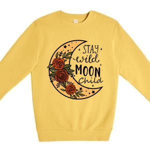 Stay Wild Moon Child Premium Crewneck Sweatshirt