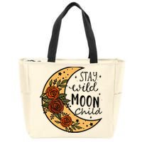 Stay Wild Moon Child Zip Tote Bag