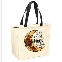 Stay Wild Moon Child Zip Tote Bag