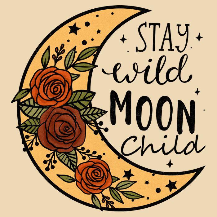 Stay Wild Moon Child Zip Tote Bag
