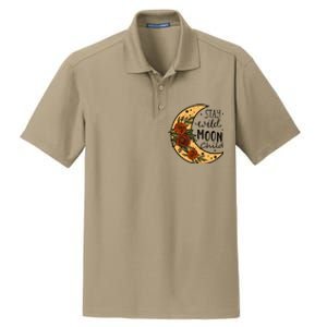 Stay Wild Moon Child Dry Zone Grid Polo