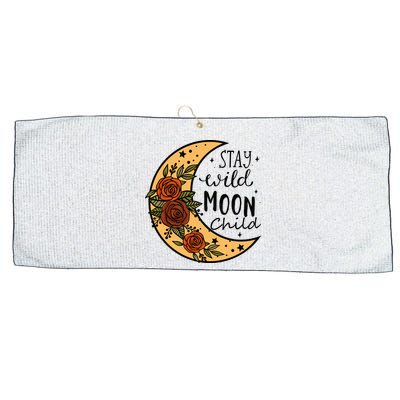 Stay Wild Moon Child Large Microfiber Waffle Golf Towel