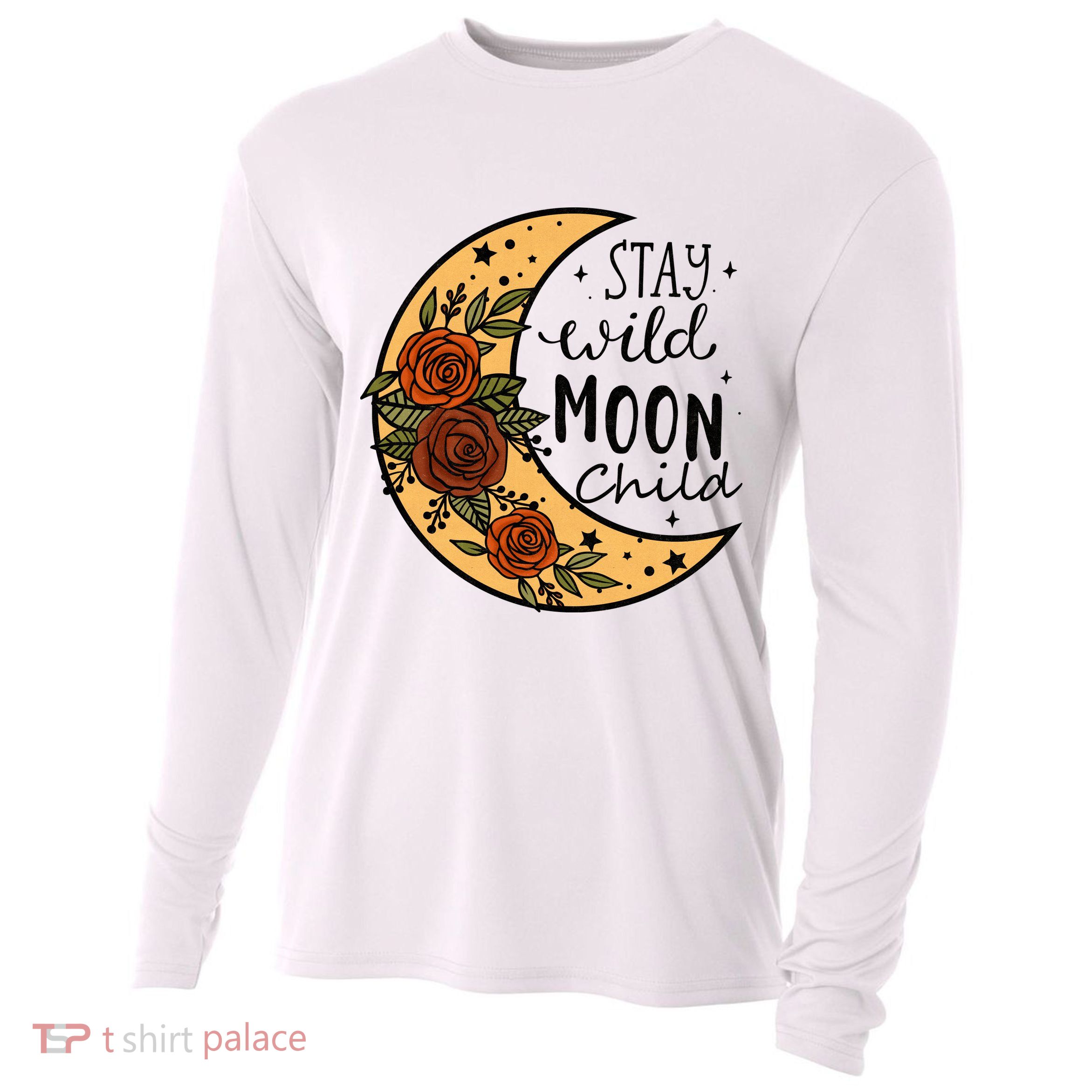 Stay Wild Moon Child Cooling Performance Long Sleeve Crew