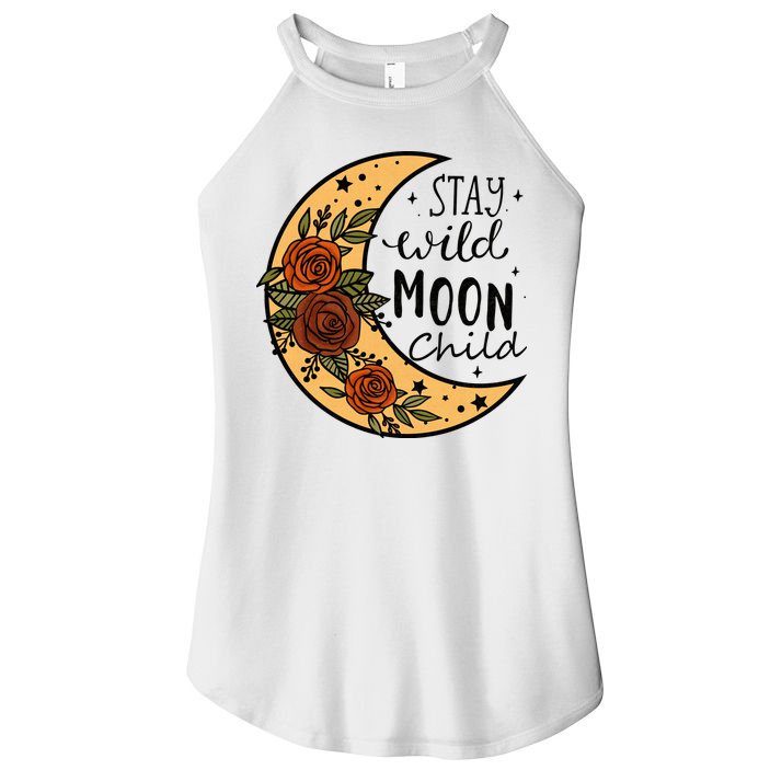 Stay Wild Moon Child Women's Perfect Tri Rocker Tank