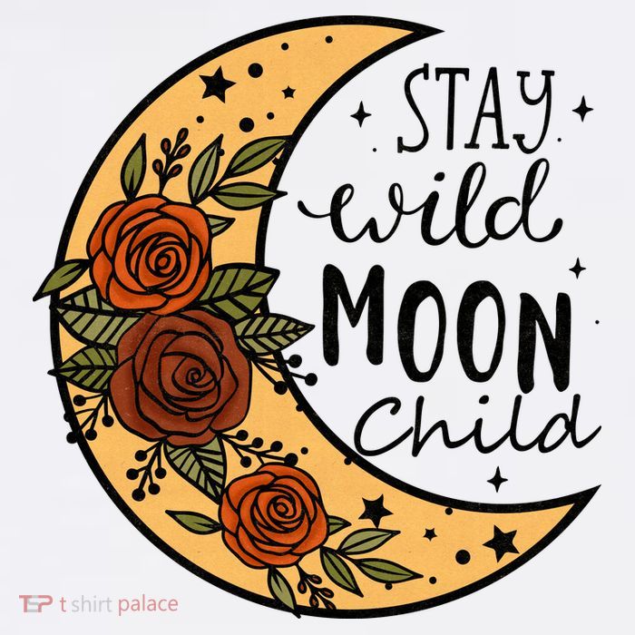 Stay Wild Moon Child Short Acrylic Beanie