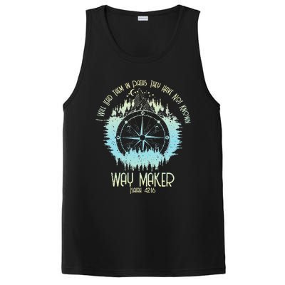 Spiritual Way Maker Bible Verse Christian Faith Way Maker PosiCharge Competitor Tank