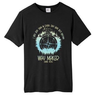 Spiritual Way Maker Bible Verse Christian Faith Way Maker Tall Fusion ChromaSoft Performance T-Shirt