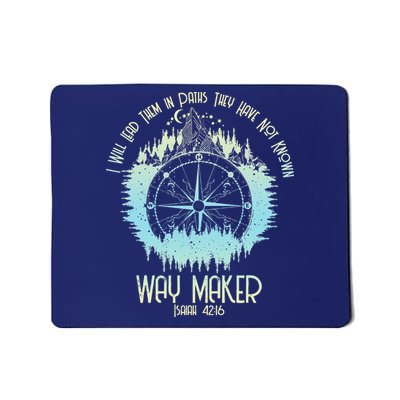 Spiritual Way Maker Bible Verse Christian Faith Way Maker Mousepad