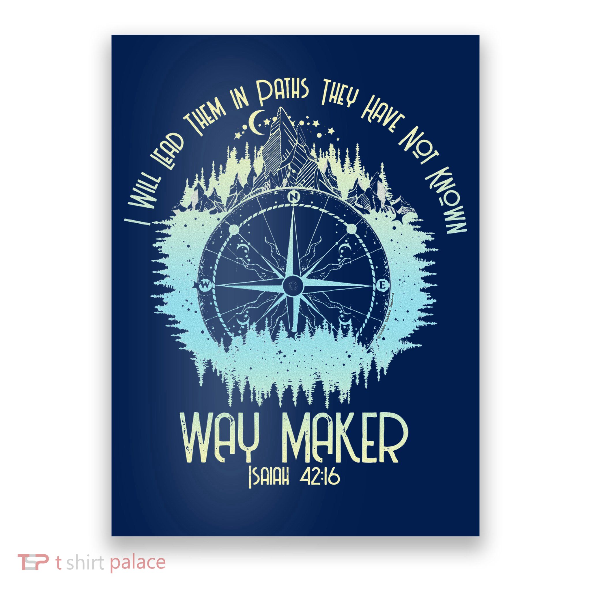 Spiritual Way Maker Bible Verse Christian Faith Way Maker Poster