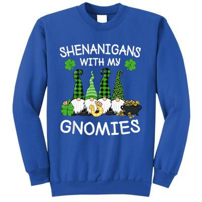 Shenanigans With My Gnomies St. Patricks Day Gnomes Irish Tall Sweatshirt