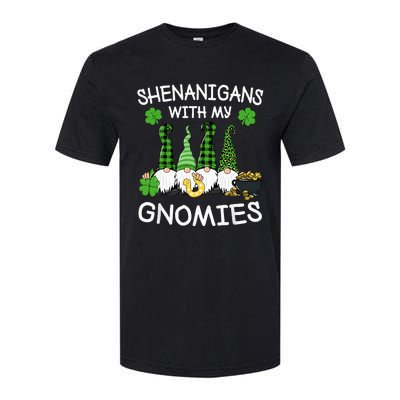 Shenanigans With My Gnomies St. Patricks Day Gnomes Irish Softstyle® CVC T-Shirt