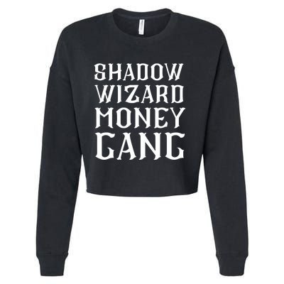 Shadow Wizard Money Gang Tee Cropped Pullover Crew