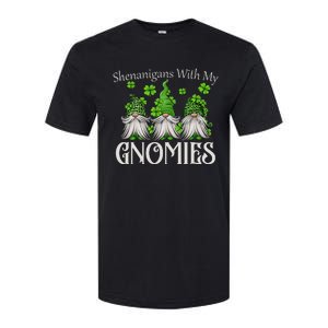 Shenanigans With My Gnomies St Patrick's Day Gnome Shamrock Softstyle CVC T-Shirt