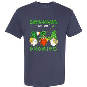 Shenanigans With My Gnomies St Patrick's Day Gnome Lover Garment-Dyed Heavyweight T-Shirt