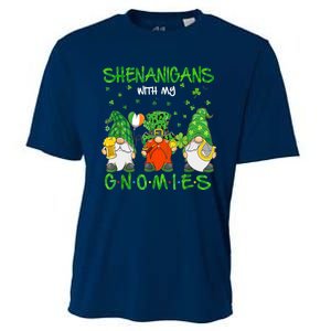 Shenanigans With My Gnomies St Patrick's Day Gnome Lover Cooling Performance Crew T-Shirt