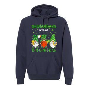 Shenanigans With My Gnomies St Patrick's Day Gnome Lover Premium Hoodie