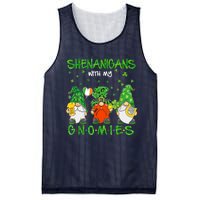 Shenanigans With My Gnomies St Patrick's Day Gnome Lover Mesh Reversible Basketball Jersey Tank