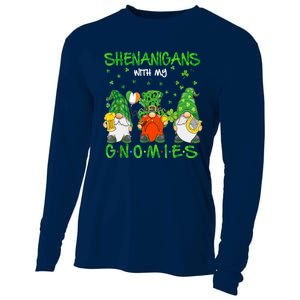 Shenanigans With My Gnomies St Patrick's Day Gnome Lover Cooling Performance Long Sleeve Crew