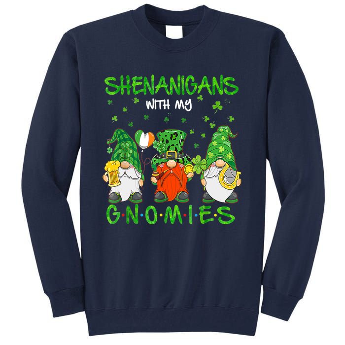 Shenanigans With My Gnomies St Patrick's Day Gnome Lover Tall Sweatshirt