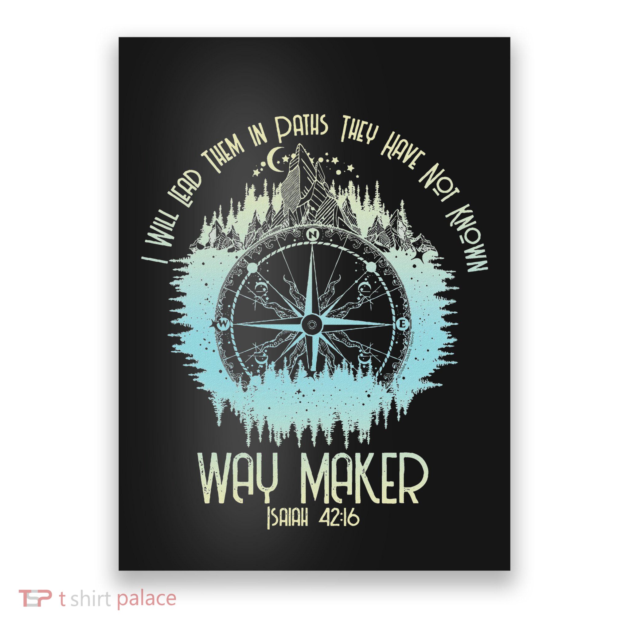 Spiritual Way Maker Bible Verse Christian Faith Way Maker Poster