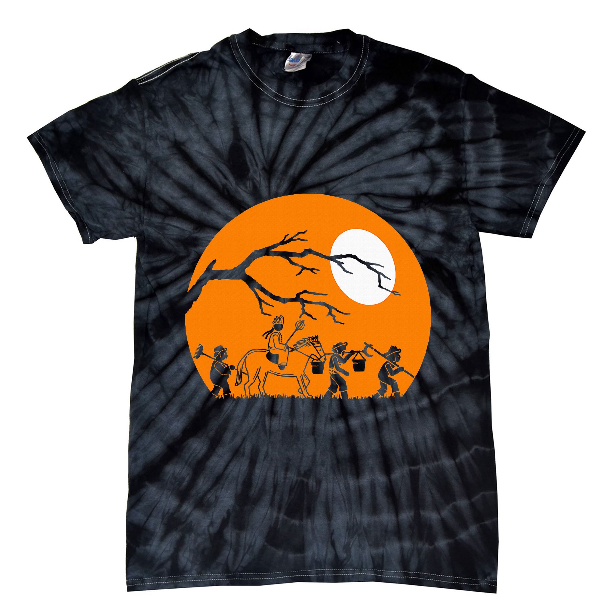 Sun Wukong Monkey King Trick Or Treat Fun Halloween Costume Tie-Dye T-Shirt